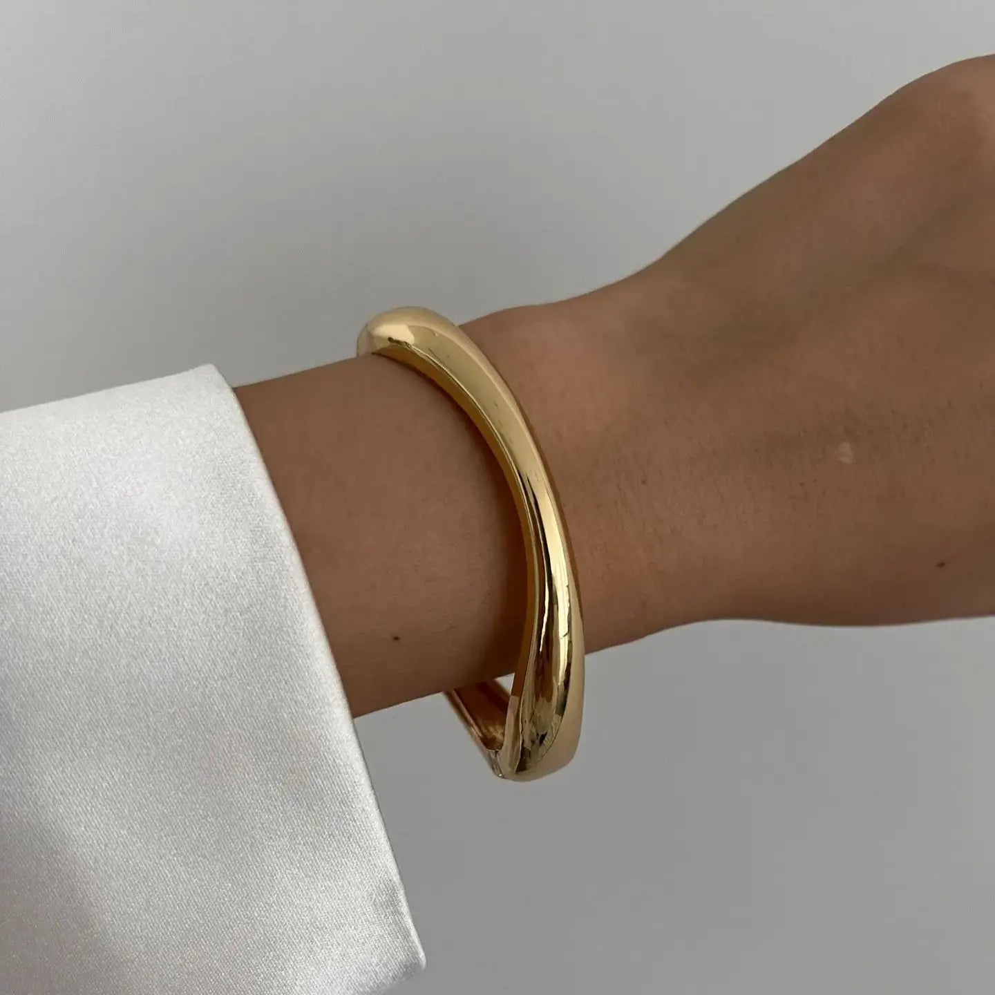 3 Styles Vintage Hip Hop Metal Cuff Bangles Punk Gold Silver Color Geometric Spring Bangles