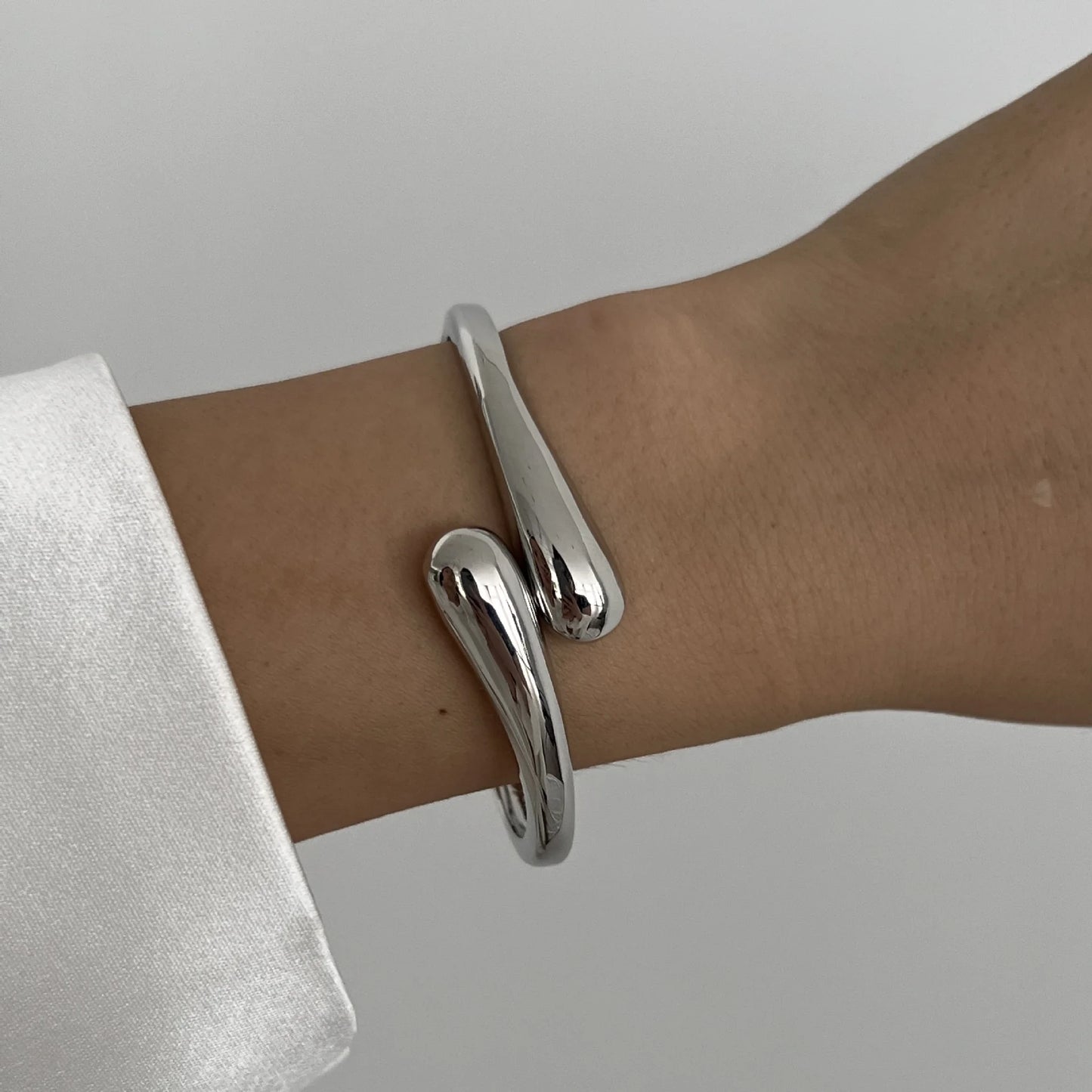 3 Styles Vintage Hip Hop Metal Cuff Bangles Punk Gold Silver Color Geometric Spring Bangles