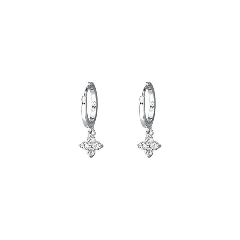 925 Sterling Silver leaf  Earrings