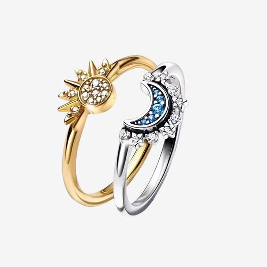 925 Silver Sun and Moon